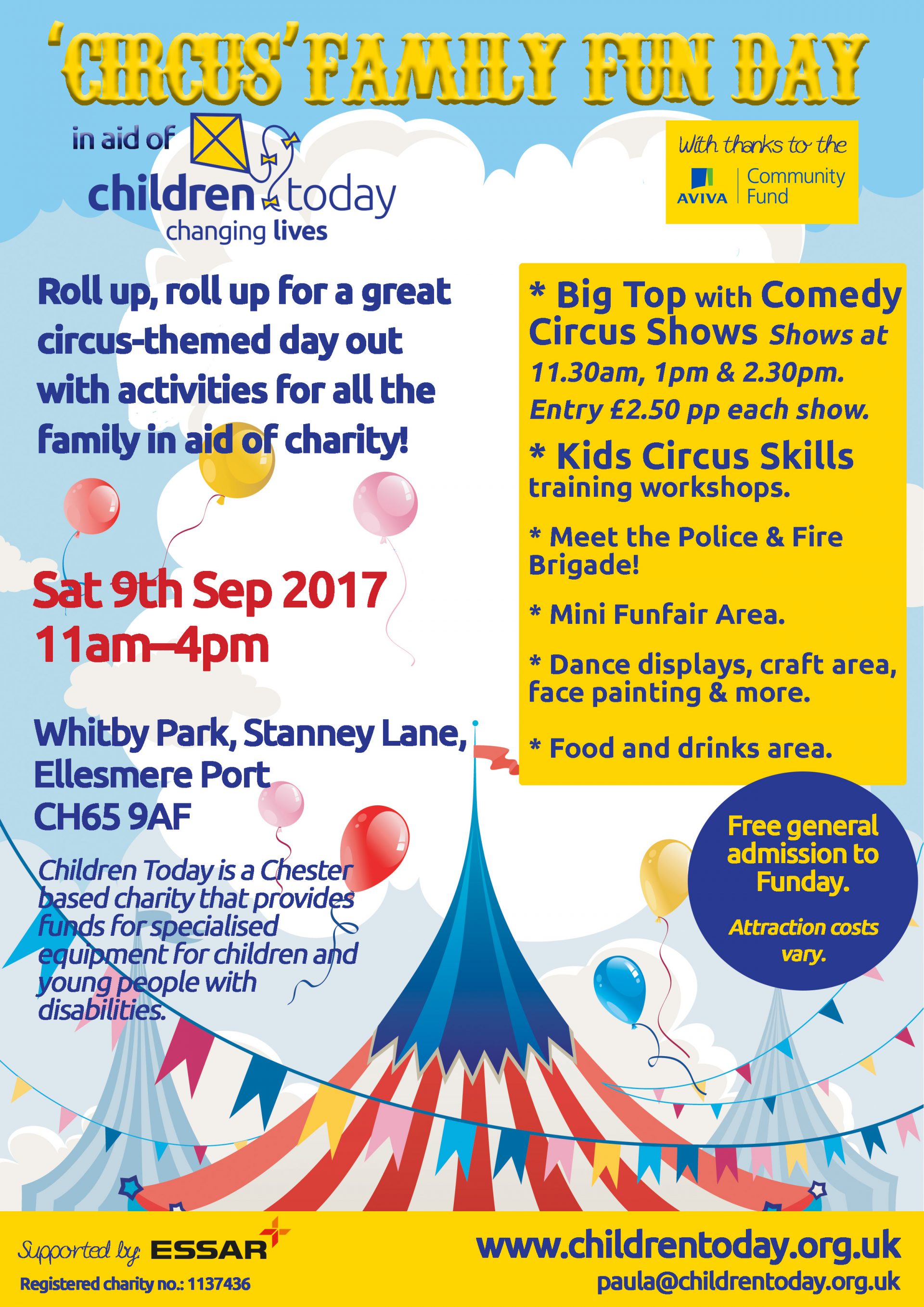 Children Today | Roll up for our ‘Circus’ Family Fun Day!